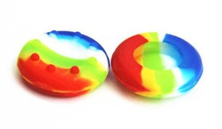 Накладки на стики геймпада Analog Thumb Grips (2 шт) Радуга (PS4/Xbox One)