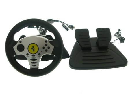 Руль Universal Challenge Racing Wheel + переходник PS2 to Xbox 360 (Xbox 360) 