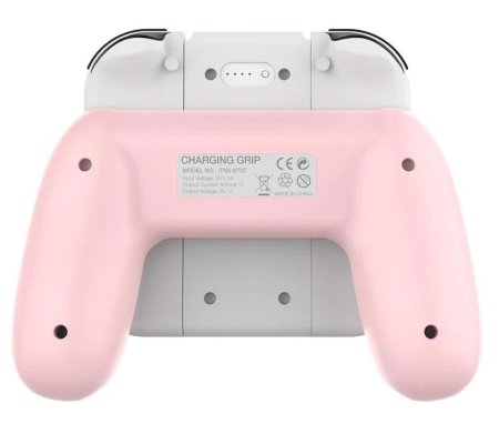 Подзаряжающий держатель для контроллеров Joy-Con Charging Grip 1200 mah DOBE (iTNS-873C) Розовый (Pink) (Switch)