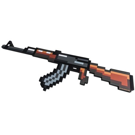Автомат АК-47 8Бит пиксельный 68см