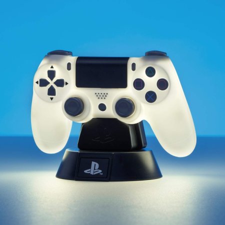  Лампа/Светильник/Ночник Paladone Icons: ПС4 Дуалшок #002 (PS4 Dualshock #002) Плейстейшен 4-го поколения (4TH Gen Playstation) (PP6398PSV3) (031237) 14 см