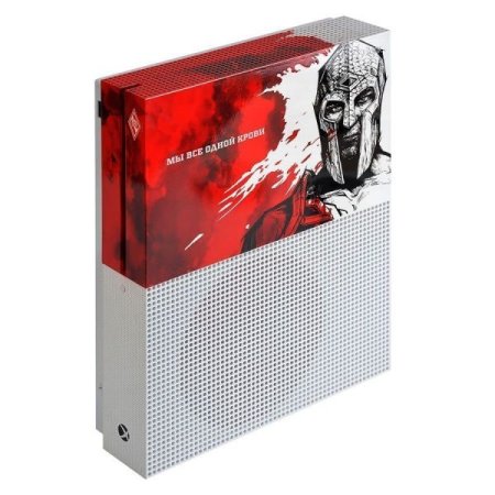 Игровая приставка Microsoft Xbox One S 500Gb Rus (Кастомизированная) «Спартак Гладиатор» 