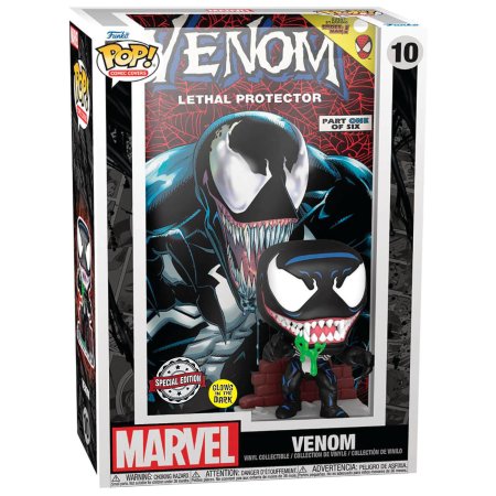 фигурки Фигурка Funko POP! Comic Covers: Веном светящийся (Venom (GW) (Exc)) Марвел (Marvel) ((10) 63743) 9,5 см