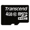 MicroSD Карта памяти 4GB (Transcend) Class 10 (PC)