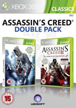 Assassin's Creed 1 (I) + Assassin's Creed 2 (II) (Xbox 360) USED /