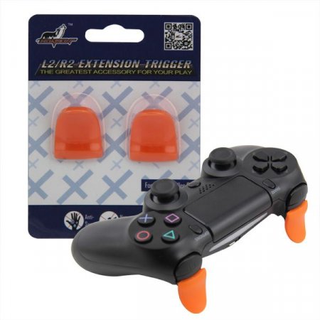     L2  R2 Trigger Extension for Controller 2in1 Orange HC-PS4148 Honson (PS4) 