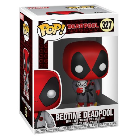 фигурки Фигурка Funko POP! Bobble: Дэдпул Перед Сном (Bedtime Deadpool) Марвел: Дэдпул Время Игры (Marvel Deadpool Playtime) (31118) 9,5 см