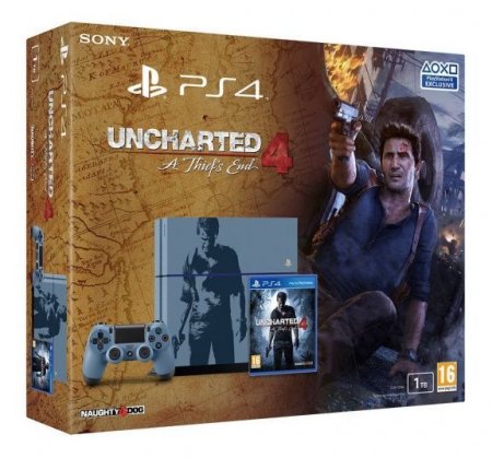   Sony PlayStation 4 1Tb Eur  Special Edition + Uncharted 4: A Thiefs End ( ) 