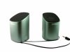 Мини-колонки ENZATEC SP302, серебряные (PC) 
