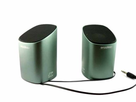 Мини-колонки ENZATEC SP302, серебряные (PC) 