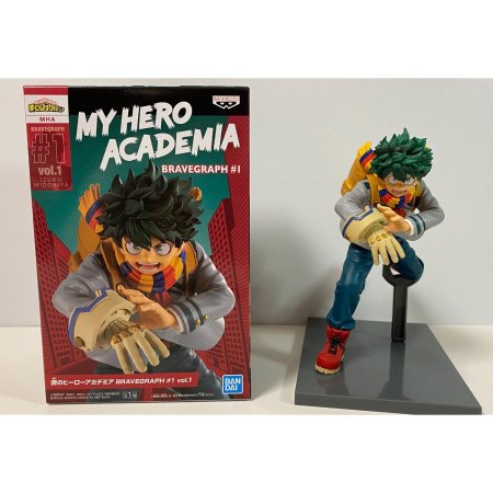 Фигурка Banpresto Bravegraph #1: Изуку Мидория Вол.1 (Izuku Mirodiya Vol.1) Моя геройская академия (My Hero Academia) (0045557105631) 16 см 