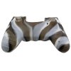  Защитный силиконовый чехол Controller Silicon Case для геймпада Sony Dualshock 4 Wireless Controller (Камуфляж Черный/Белый) (PS4) 