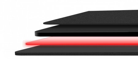      LED Red Fieris Illuminated Gaming Mousepad Speedlink (SL-620103-BK) (PC) 