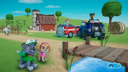 игра PAW Patrol: On a Roll (Щенячий патруль) + PAW Patrol: Mighty Pups Save Adventure Bay (Щенячий патруль: Мега-щенки спасают Бухту Приключений) (Switch) для Nintendo Switch