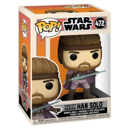 фигурки Фигурка Funko POP! Bobble: Концептуальная Версия Хан Соло (Concept series Han Solo) Звездные Войны (Star Wars) ((472) 56767) 9,5 см