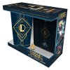  Набор подарочный ABYStyle: Бокал + Значок + Записная книжка Хекстек лого (Hextech logo) Лига Легенд (League Of Legends) (ABYPCK215)