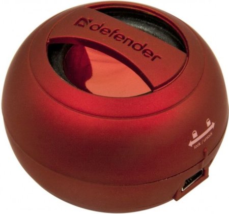 Мини-колонка DEFENDER, 1.0, SoundWay, черная (PC) 