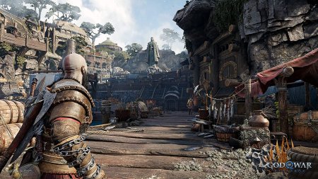 Игра God of War (Бог войны) Ragnarok (Рагнарок) Русская Версия (PS4/PS5) USED Б/У Playstation 4
