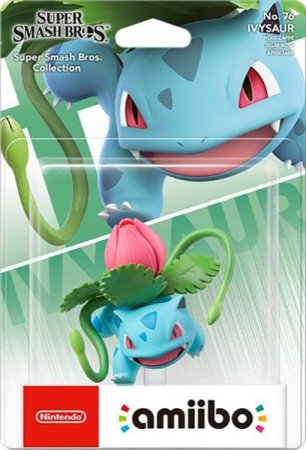 Amiibo: Интерактивная фигурка Айвизавр (Ivysaur) (Super Smash Bros.)