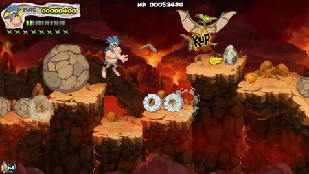 игра New Joe and Mac: Caveman Ninja T-Rex Edition Русская Версия (Switch) USED Б/У для Nintendo Switch