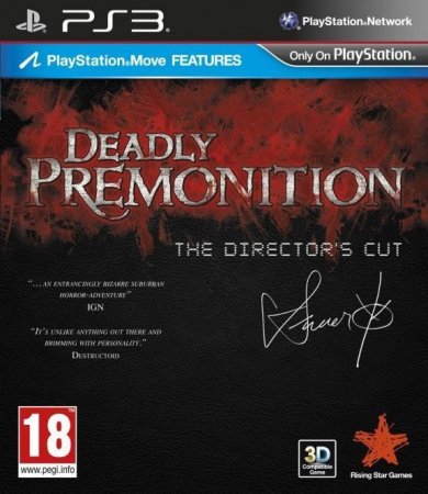   Deadly Premonition: The Director's Cut   PlayStation Move (  3D) (PS3)  Sony Playstation 3