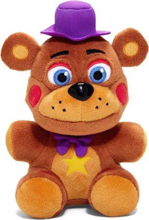 Фигурка плюшевая Funko Plush: Рок-звезда Фредди (Rockstar Freddy) Симулятор Пиццерии «У Фредди Фазбера» (FNAF: Pizza Sim) (32258) 15 см