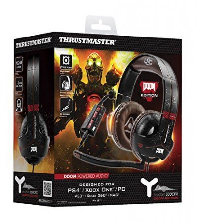  Thrustmaster Y-300CPX Gaming Headset Doom Edition WIN/Xbox 360/Xbox One/PS3/PS4 