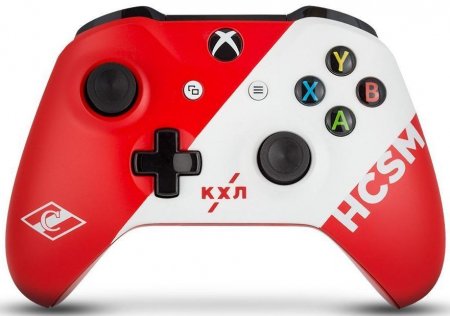   () Microsoft Xbox One S/X Wireless Controller (KHL Spartak)   RAINBO (Xbox One) 