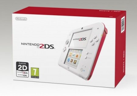  Nintendo 2DS (White and Red) Nintendo 3DS
