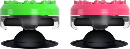 Накладки на стики для контроллеров Joy-Con KontrolFreek Splash Edition Green/Pink (Зеленый/Розовый) |10 (Switch/Switch Lite)