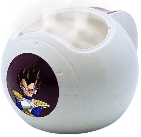 Кружка меняющая картинку 3D ABYstyle: Вегета Космический корабль (Vegeta Spaceship) Жемчуг дракона (Dragon Ball) (ABYMUG556) 500 мл