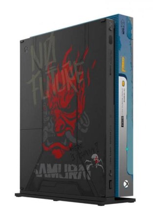 Игровая приставка Microsoft Xbox One X 1Tb Eur Cyberpunk 2077 Limited Edition + игра Cyberpunk 2077 