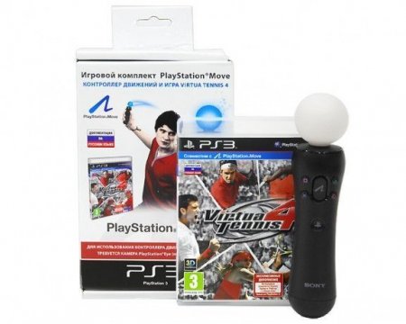   Virtua Tennis 4 +   PlayStation Move (PS3)  Sony Playstation 3