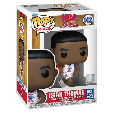 фигурки Фигурка Funko POP! NBA: Айзея Томас в белой форме (Isiah Thomas (White All-Star Uni 1992)) Все звезды НБА (NBA All Stars) (59369) 9,5 см