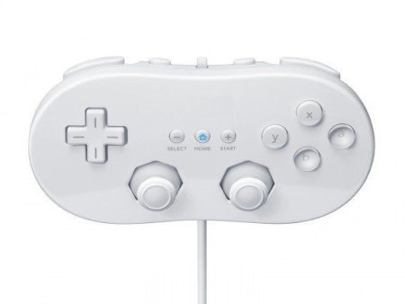 Класический игровой контроллер Classic Controller (Белого цвета) Wii/WiiU