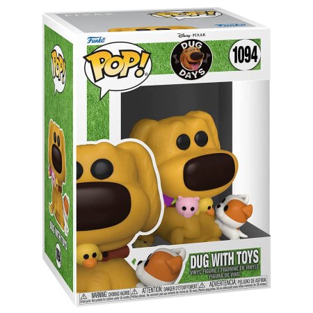 фигурки Фигурка Funko POP! Disney: Даг с игрушками (Dug w/Toys) Будни Дага (Dug Days) ((1094) 57387) 9,5 см