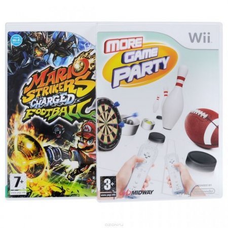   Mario Strikers Charged Football + More Game Party (Wii/WiiU)  Nintendo Wii 