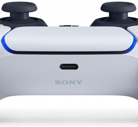 Геймпад беспроводной Sony DualSense Wireless Controller White (Белый) Оригинал (PS5) USED Б/У