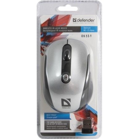 Мышь беспроводная DEFENDER Optimum MS-125 Nano, мини (PC) 