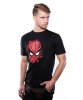 Футболка Marvel Comics Spiderman Mask (Марвел Комикс Человек-Паук Маска) Мужская, Черная, Размер S для игровых фанатов