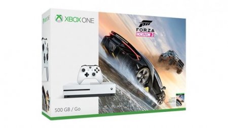   Microsoft Xbox One S 500Gb Rus  + Forza Horizon 3 