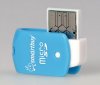 Картридер Smartbuy MicroSD, голубой (SBR-706-B) (PC) 