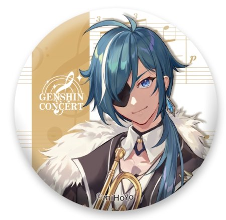 Значок Genshin Impact Concert Melodies of an Endless Journey Can Badge: Каэя (Kaeya) Геншин Импакт (Genshin Impact) (6974096537075) 6 см
