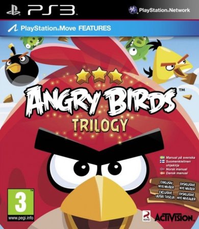   Angry Birds Trilogy ()   Playstation Move (PS3) USED /  Sony Playstation 3