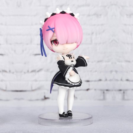 Фигурка BANDAI Tamashii Nations Figuarts mini: Рам (Ram) Жизнь с нуля в альтернативном мире (Re:Zero Starting Life in Another World) (612618) 9 см 