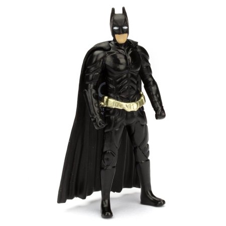 Модель машинки с фигуркой Jada Toys: Бэтмобиль "Темный рыцарь" 2008 (Batmobile Dark Knight 2008) 1:24 + Фигурка Бэтмен (Batman) 7 см (98261) 