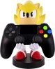 Фигурка подставка для геймпада/телефона Cable Guys: Супер Соник (Super Sonic) Ёж Соник (Sonic the Hedgehog) (93520) 20 см