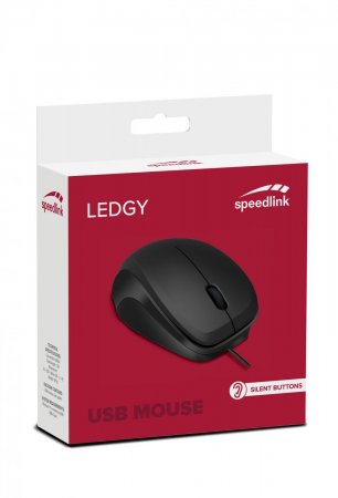   Speedlink Ledgy Mouse USB, Silent,  (SL-610015-BKBK) (PC) 