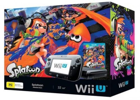   Nintendo Wii U 32 GB Premium Pack +  Splatoon (Wii U) Nintendo Wii U