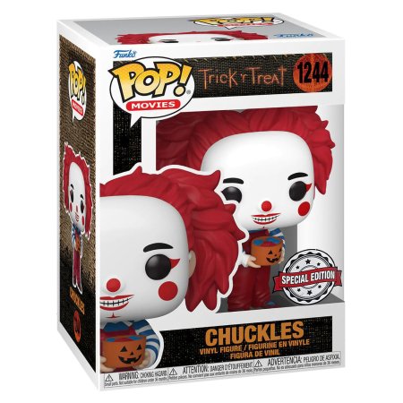 Фигурка Funko POP! Movies: Клоун (Chuckles (Exc)) Кошелёк или жизнь (Trick or Treat) ((1244) 64961) 9,5 см